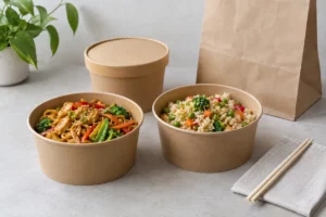 Доставка wok: реклама выбора основы, состава и доступной порции